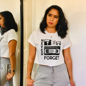 Lazy Daze Apparel “NEVER FORGET Crop Tops”